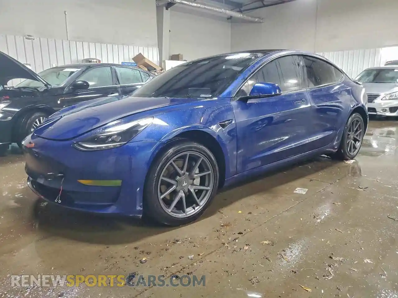 1 Photograph of a damaged car 5YJ3E1EB2NF278700 TESLA MODEL 3 2022