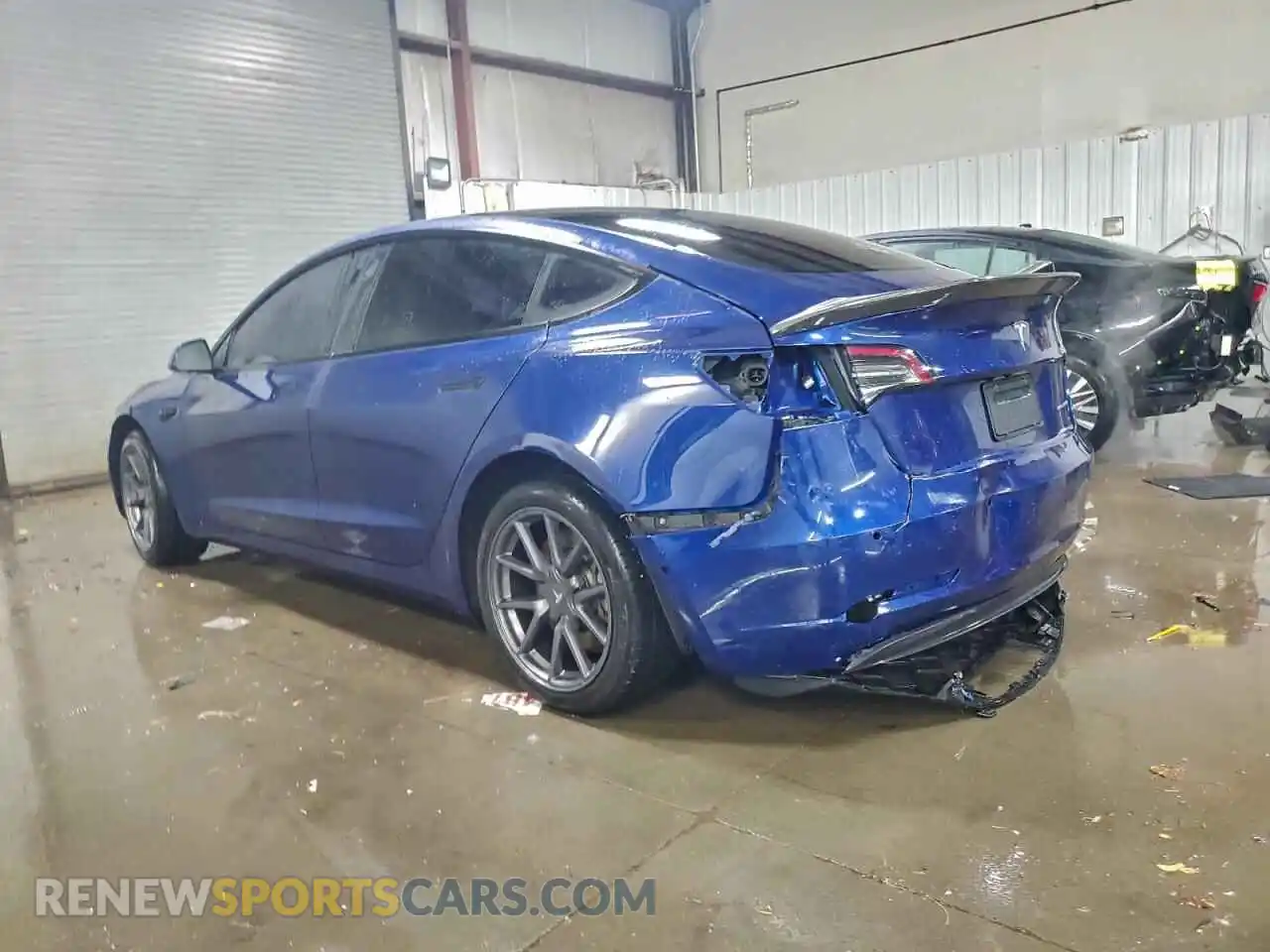 2 Photograph of a damaged car 5YJ3E1EB2NF278700 TESLA MODEL 3 2022