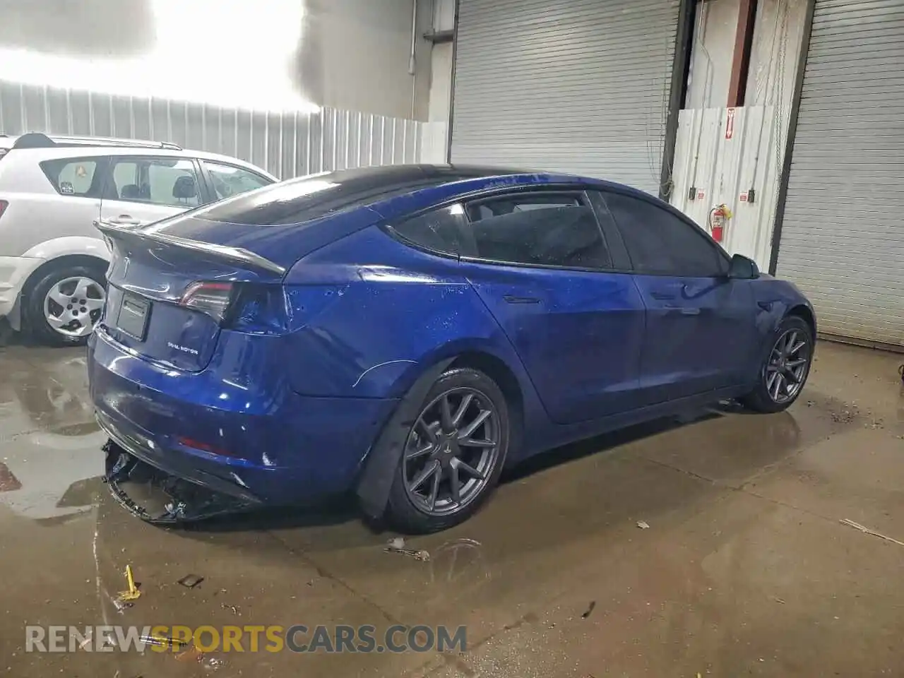 3 Photograph of a damaged car 5YJ3E1EB2NF278700 TESLA MODEL 3 2022