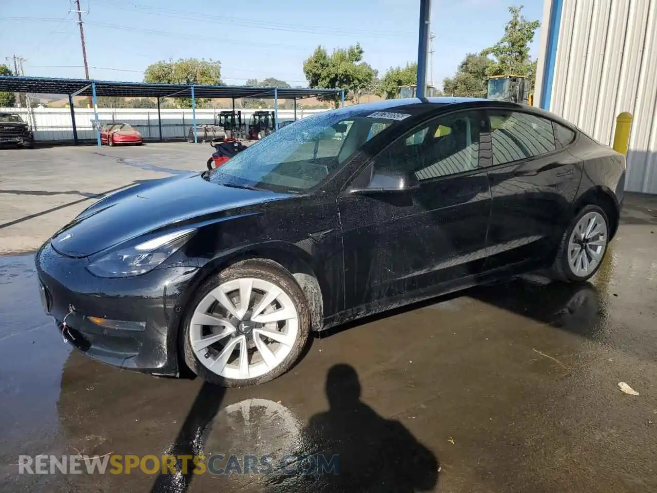 1 Photograph of a damaged car 5YJ3E1EB2NF304941 TESLA MODEL 3 2022