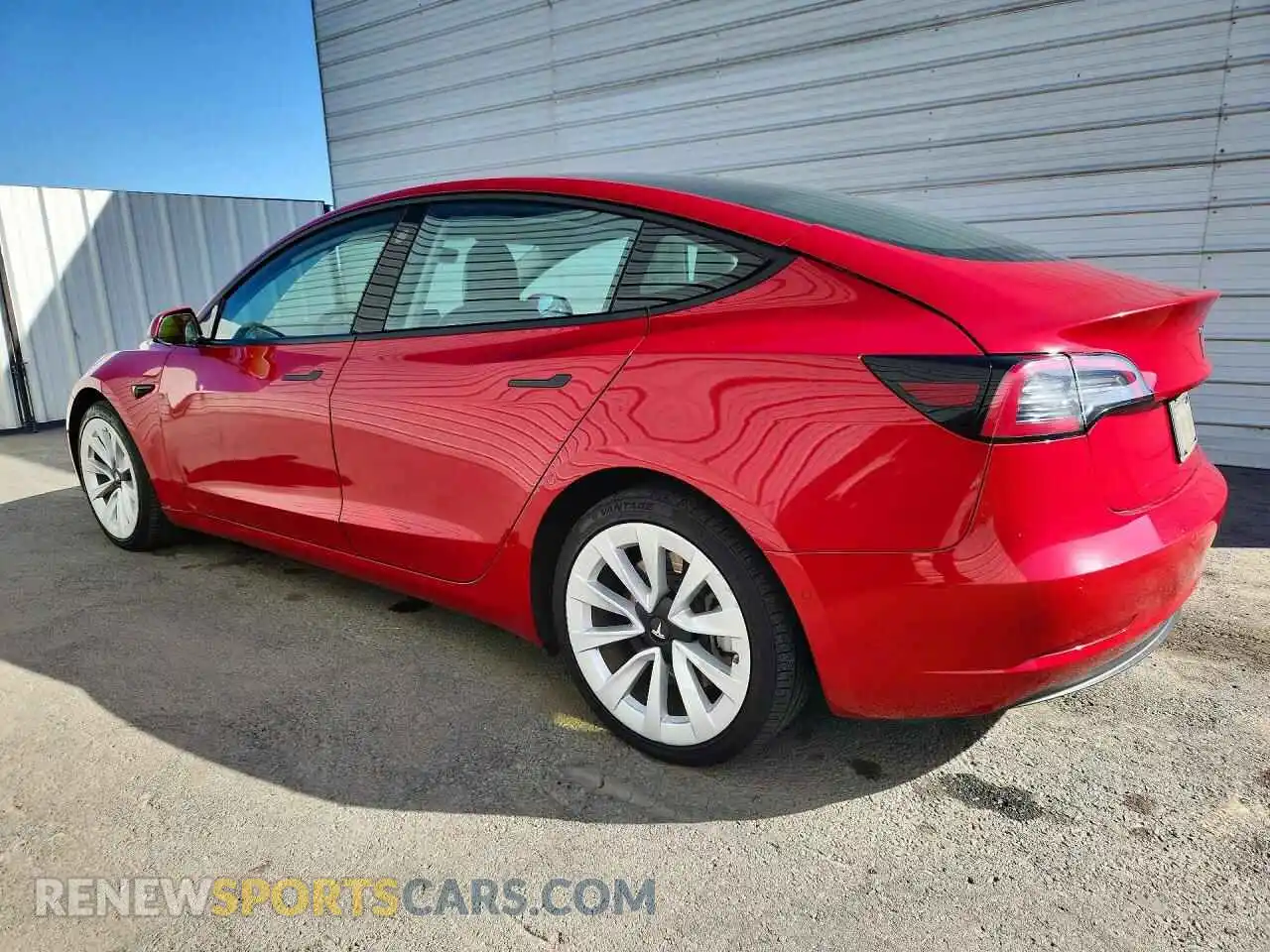 2 Фотография поврежденного автомобиля 5YJ3E1EB2NF305104 TESLA MODEL 3 2022