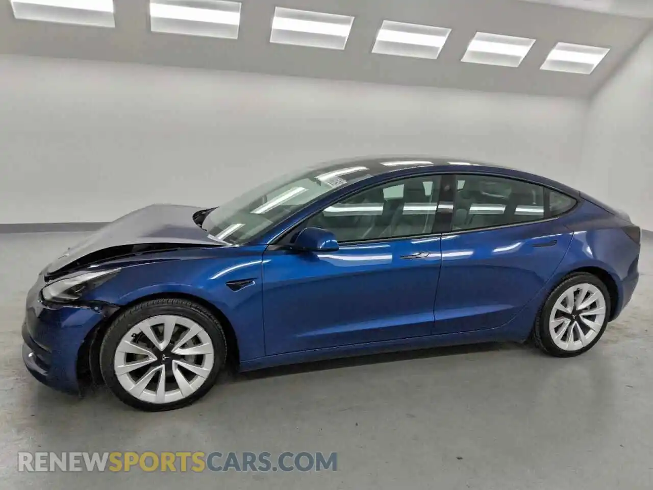 1 Photograph of a damaged car 5YJ3E1EB2NF305166 TESLA MODEL 3 2022