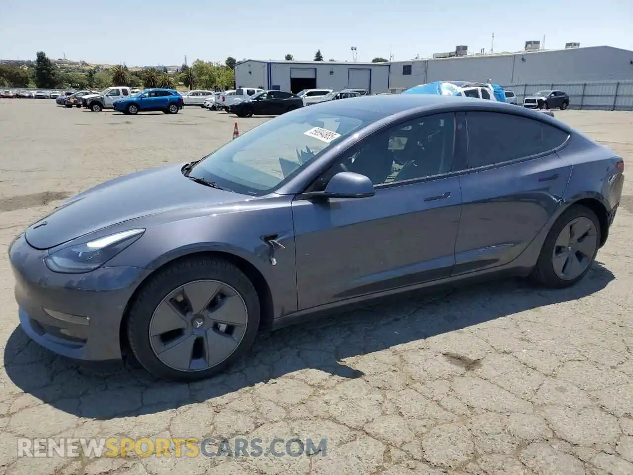 1 Photograph of a damaged car 5YJ3E1EB2NF319634 TESLA MODEL 3 2022