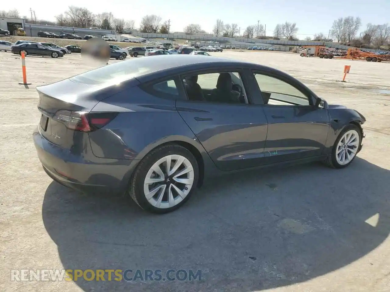 3 Photograph of a damaged car 5YJ3E1EB2NF350463 TESLA MODEL 3 2022