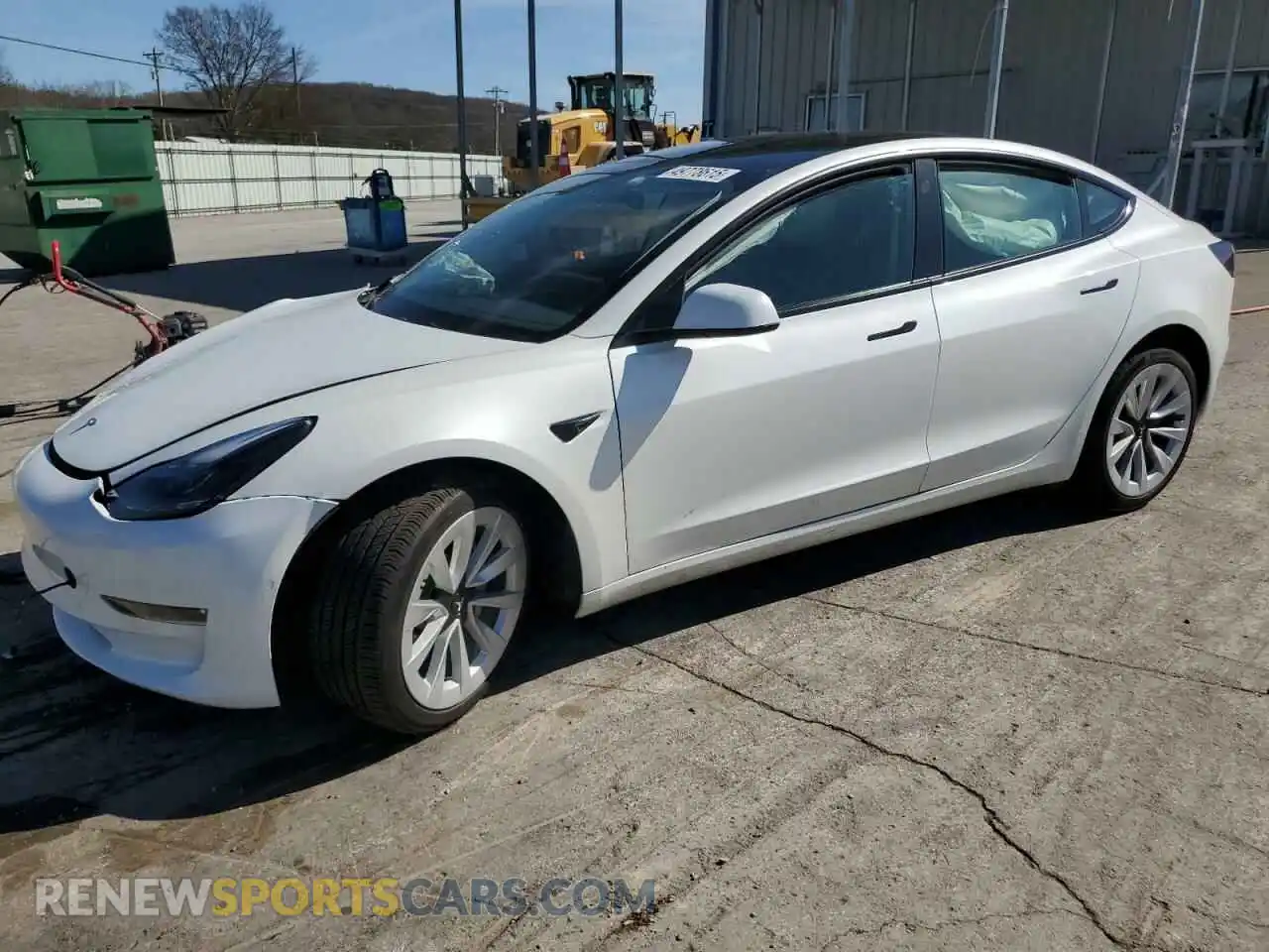 1 Photograph of a damaged car 5YJ3E1EB2NF359955 TESLA MODEL 3 2022