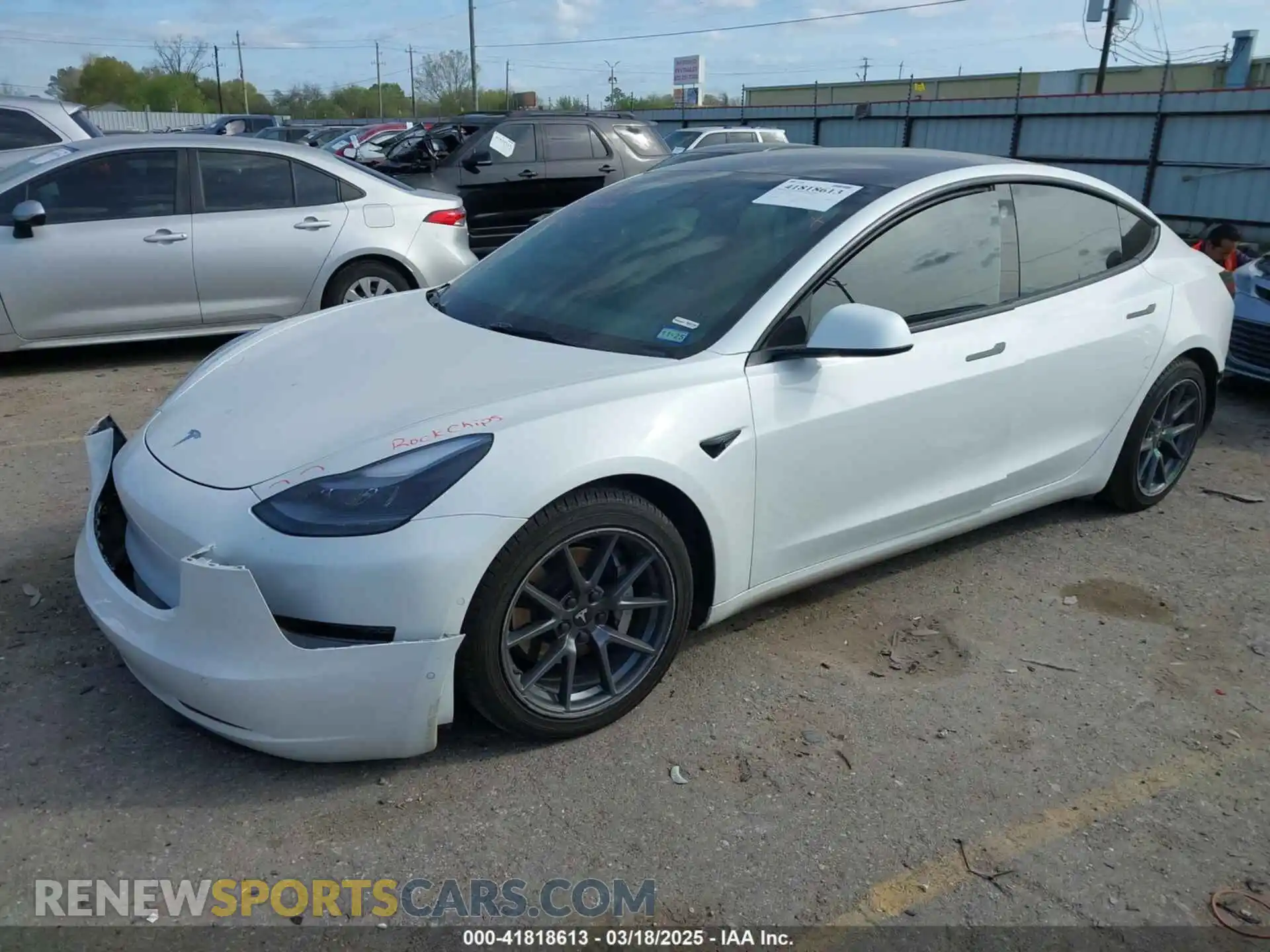 2 Фотография поврежденного автомобиля 5YJ3E1EB3NF106448 TESLA MODEL 3 2022