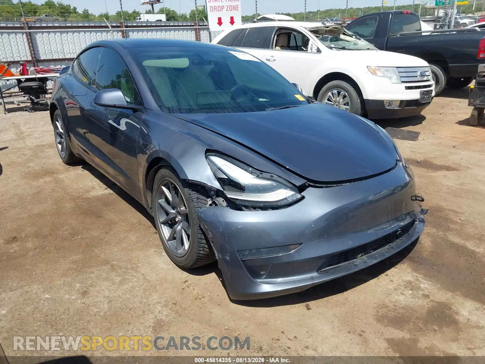 1 Photograph of a damaged car 5YJ3E1EB3NF127137 TESLA MODEL 3 2022