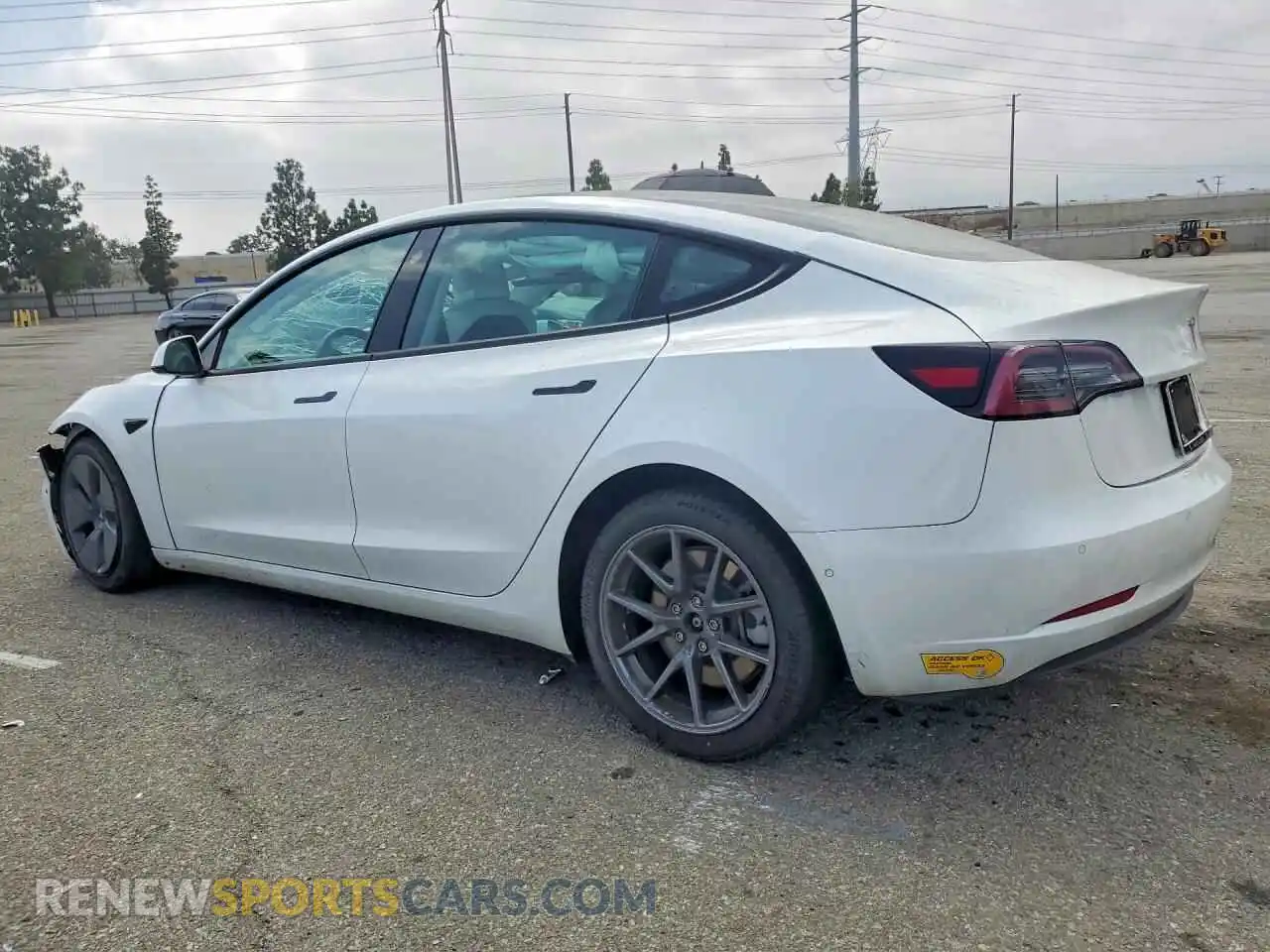 2 Photograph of a damaged car 5YJ3E1EB3NF131768 TESLA MODEL 3 2022