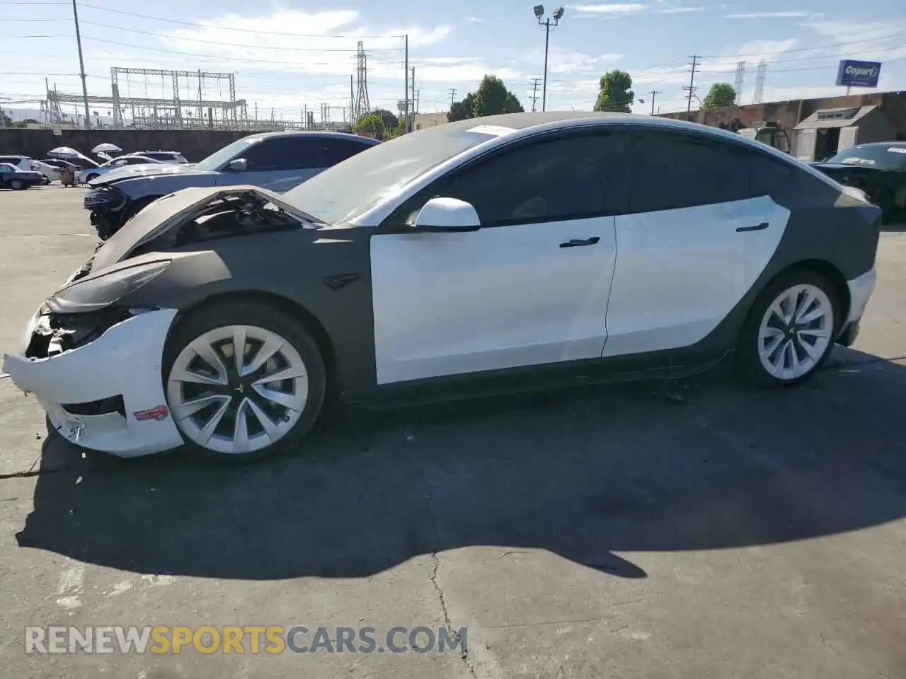 1 fotografías del automóvil dañado 5YJ3E1EB3NF143581 TESLA MODEL 3 2022