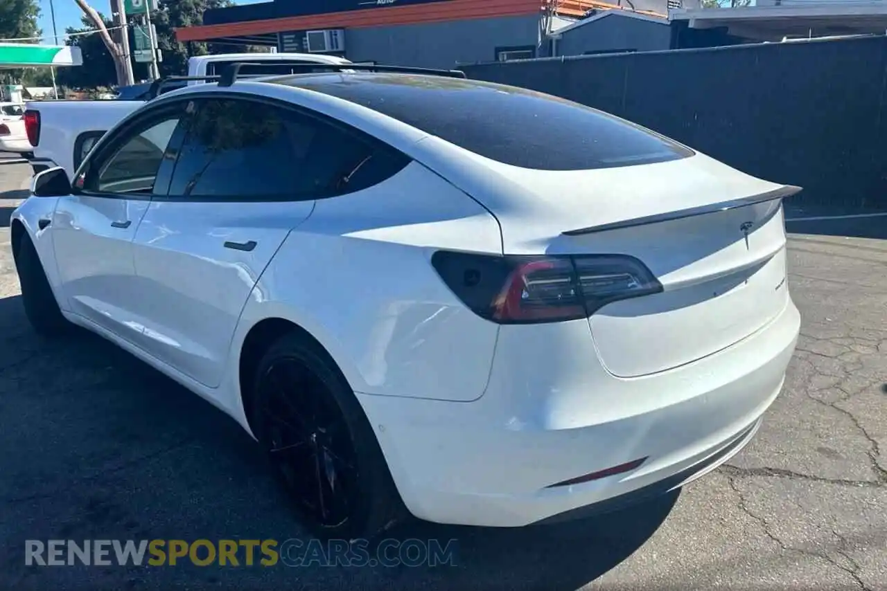 3 Фотография поврежденного автомобиля 5YJ3E1EB3NF144830 TESLA MODEL 3 2022