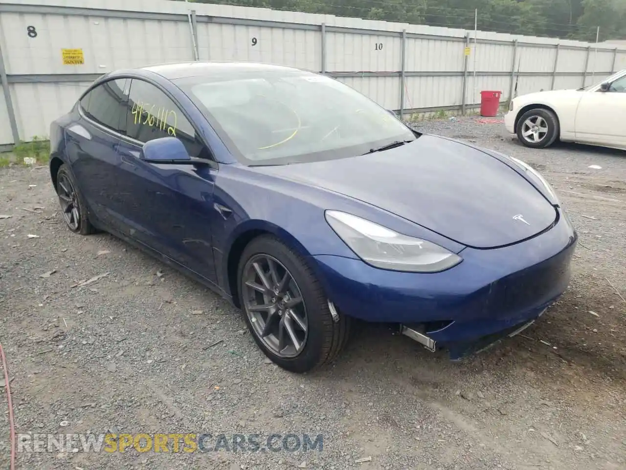 1 Photograph of a damaged car 5YJ3E1EB3NF163717 TESLA MODEL 3 2022