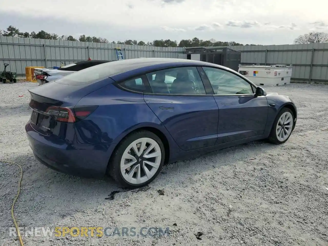 3 Photograph of a damaged car 5YJ3E1EB3NF187564 TESLA MODEL 3 2022