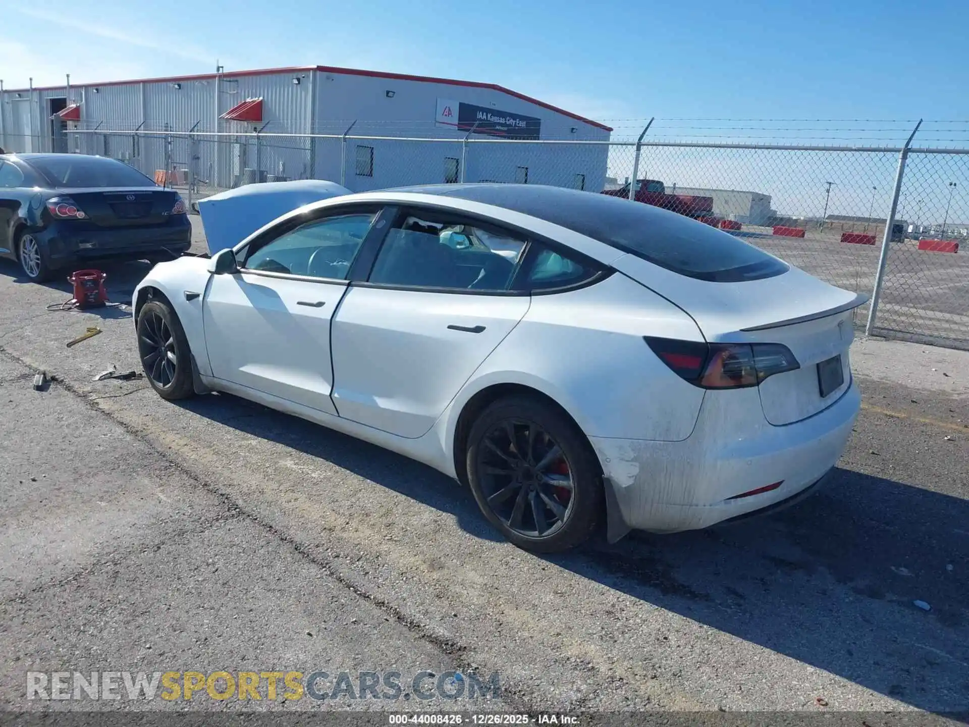 3 Photograph of a damaged car 5YJ3E1EB3NF188522 TESLA MODEL 3 2022