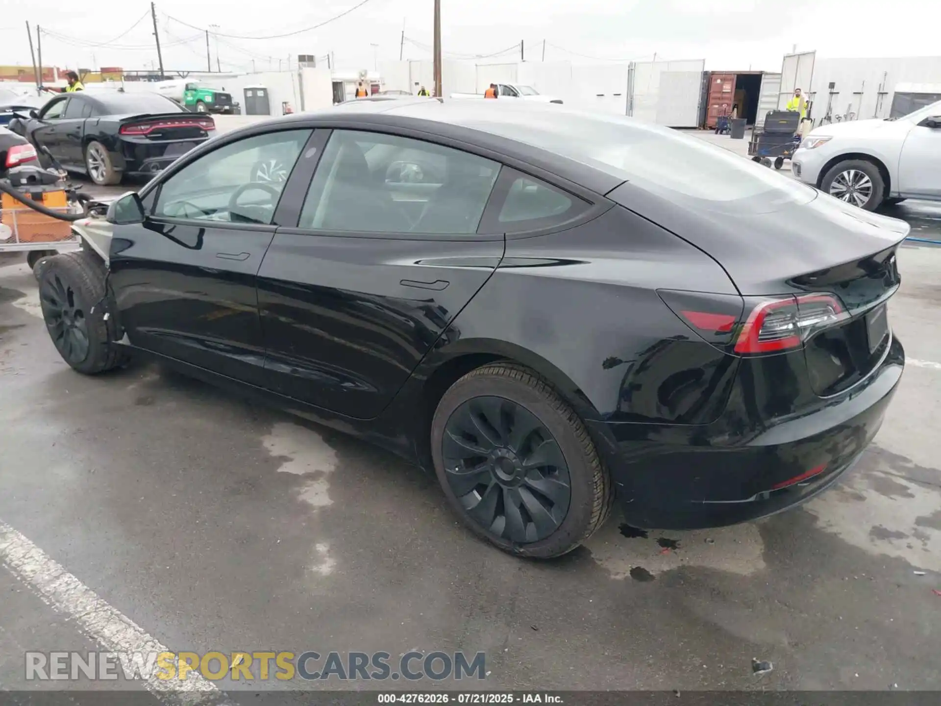 3 Photograph of a damaged car 5YJ3E1EB3NF206727 TESLA MODEL 3 2022