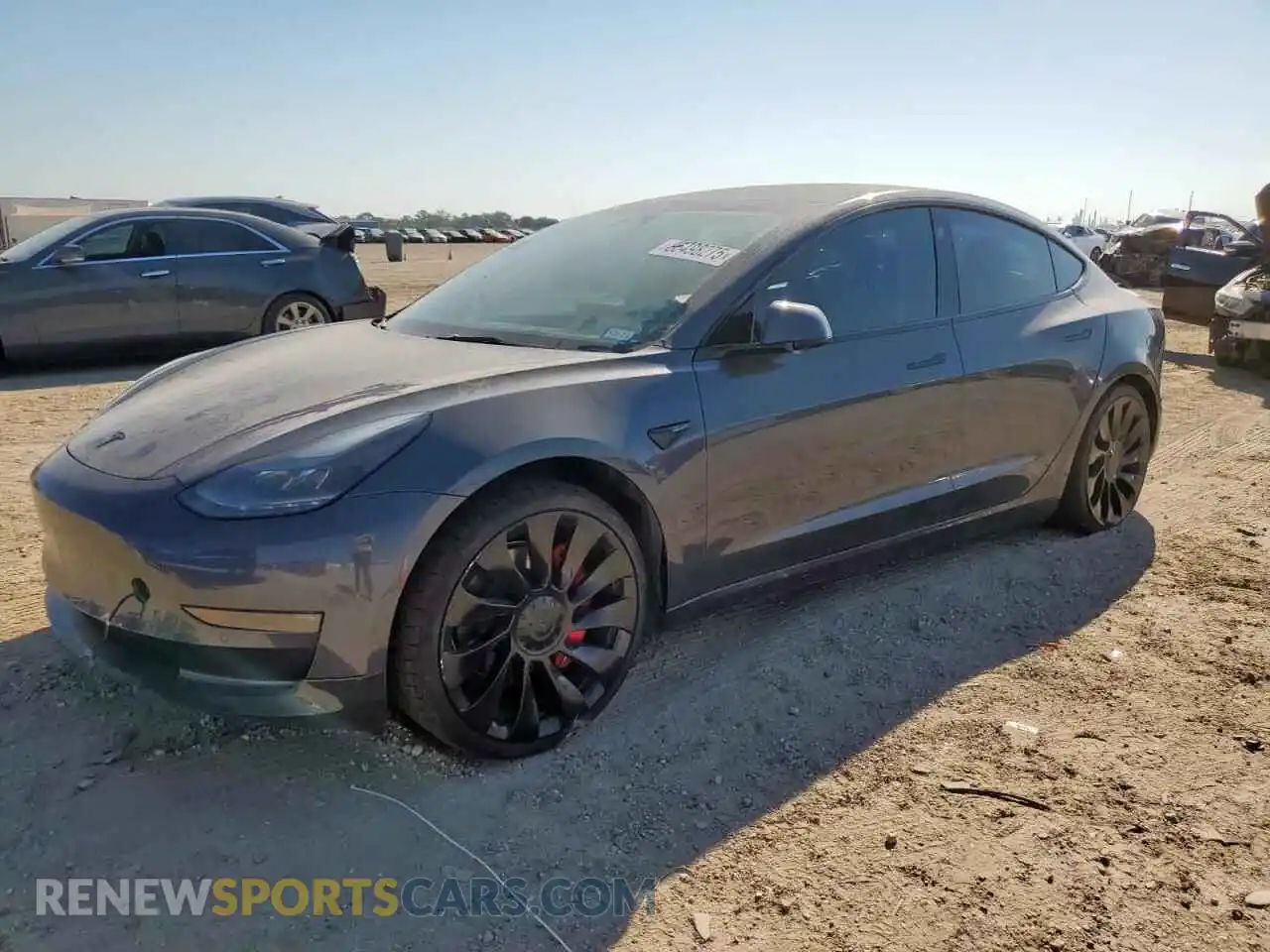 1 fotografías del automóvil dañado 5YJ3E1EB3NF249545 TESLA MODEL 3 2022