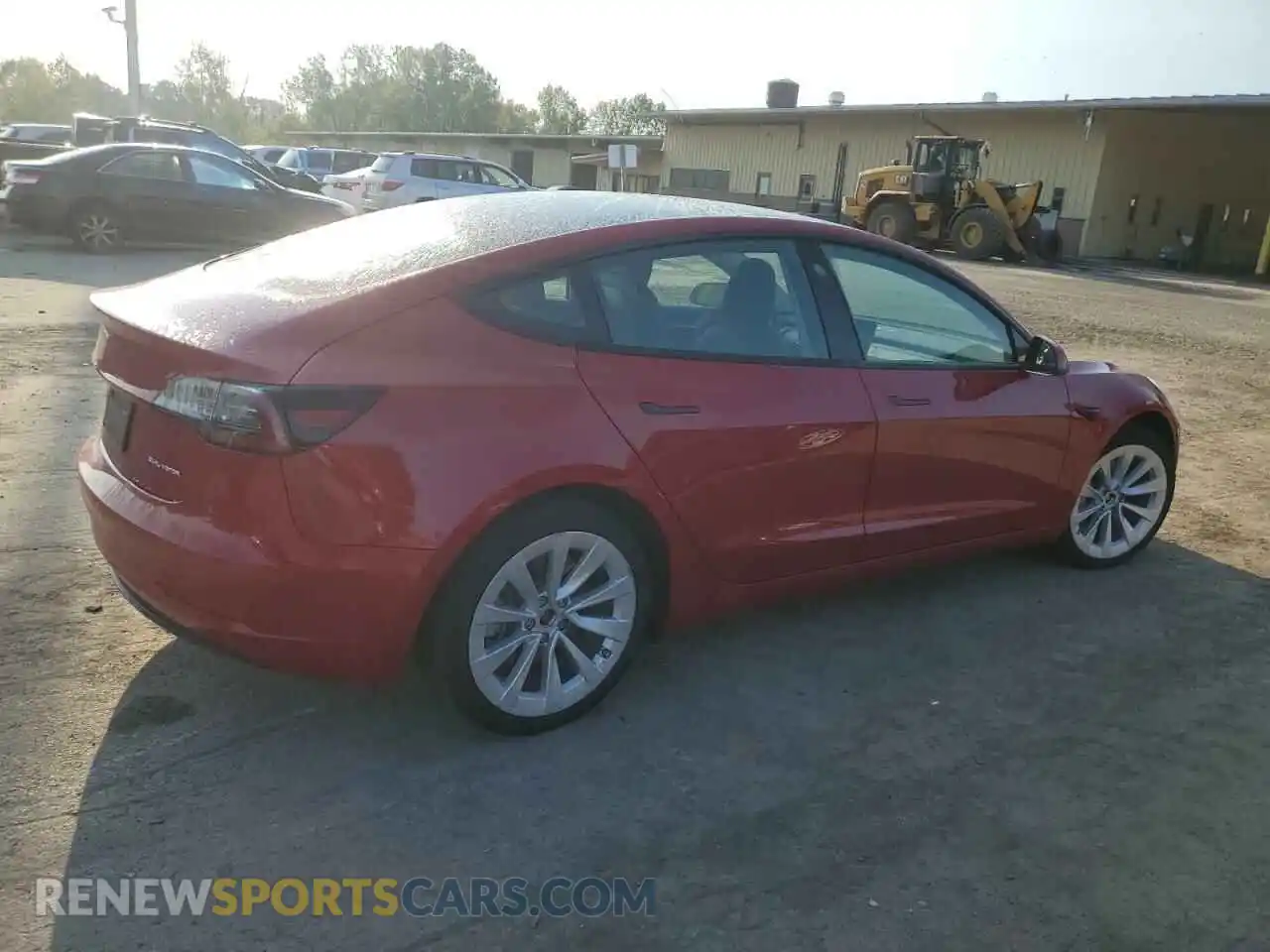 3 Photograph of a damaged car 5YJ3E1EB3NF255412 TESLA MODEL 3 2022