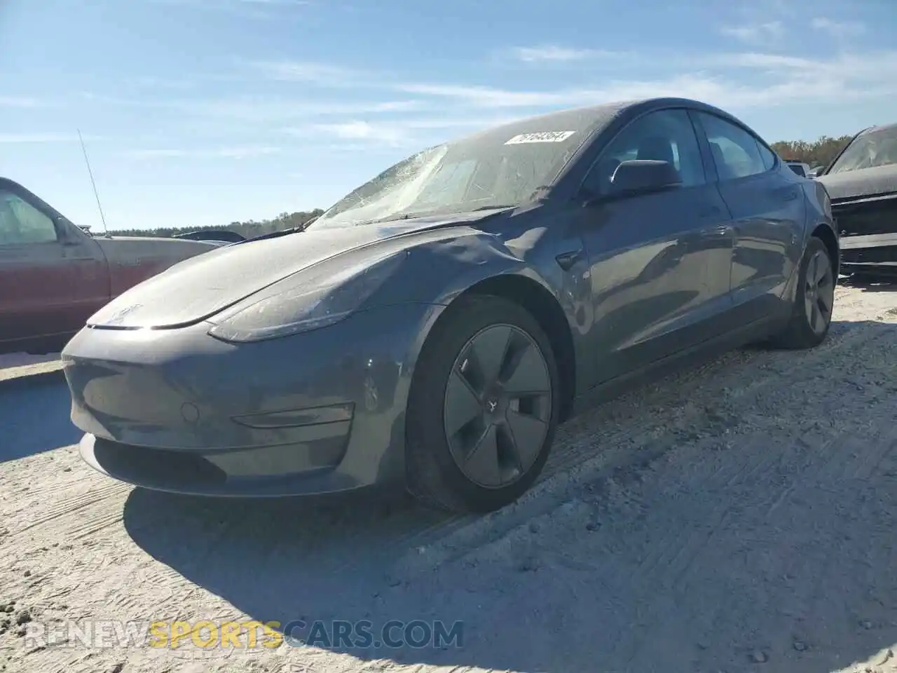 1 fotografías del automóvil dañado 5YJ3E1EB3NF277877 TESLA MODEL 3 2022