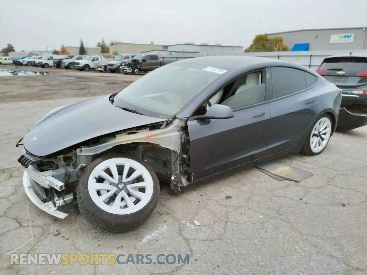 1 fotografías del automóvil dañado 5YJ3E1EB3NF298325 TESLA MODEL 3 2022