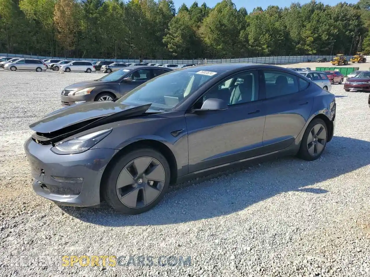 1 fotografías del automóvil dañado 5YJ3E1EB3NF345885 TESLA MODEL 3 2022