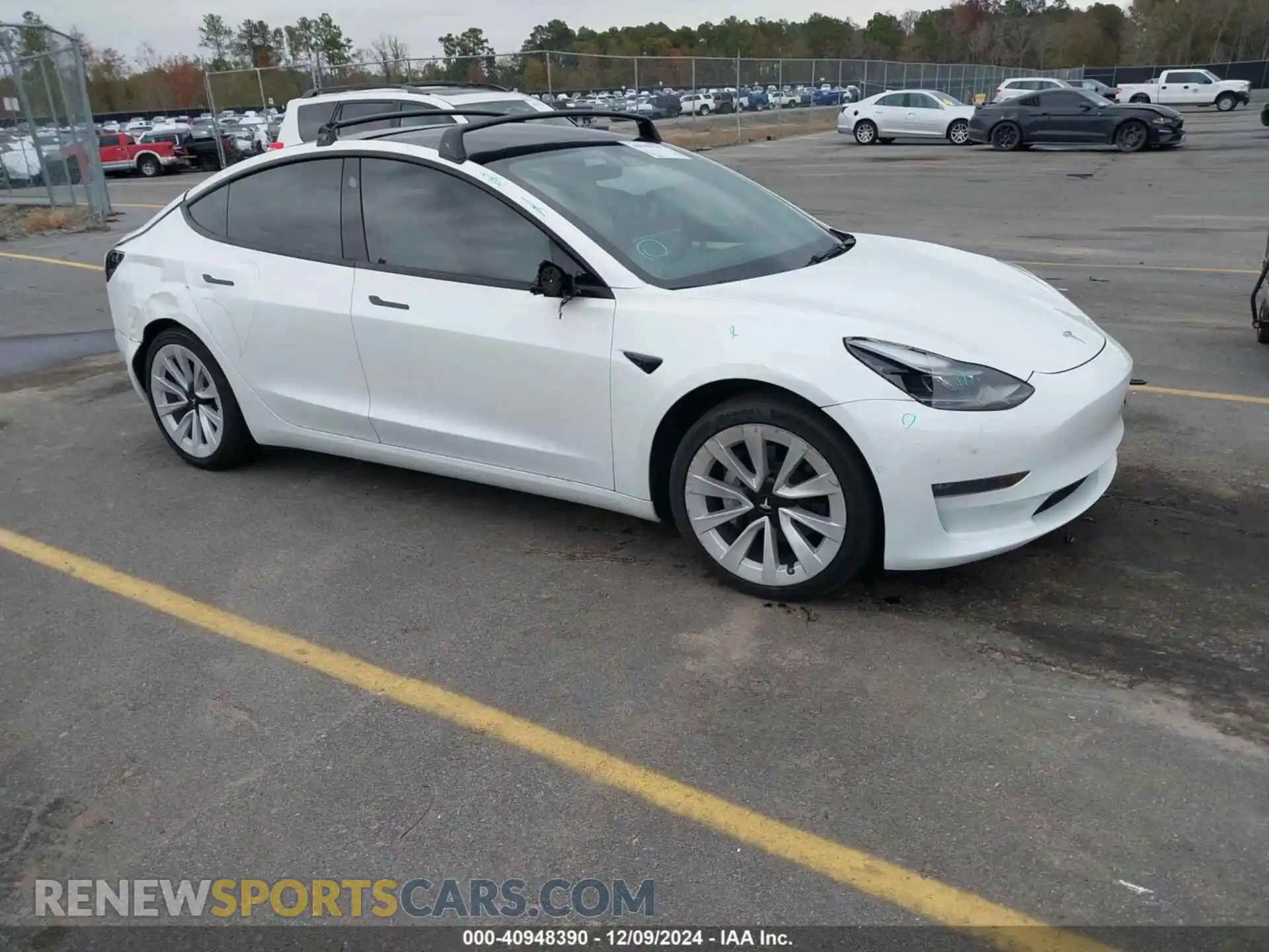 1 fotografías del automóvil dañado 5YJ3E1EB3NF356854 TESLA MODEL 3 2022