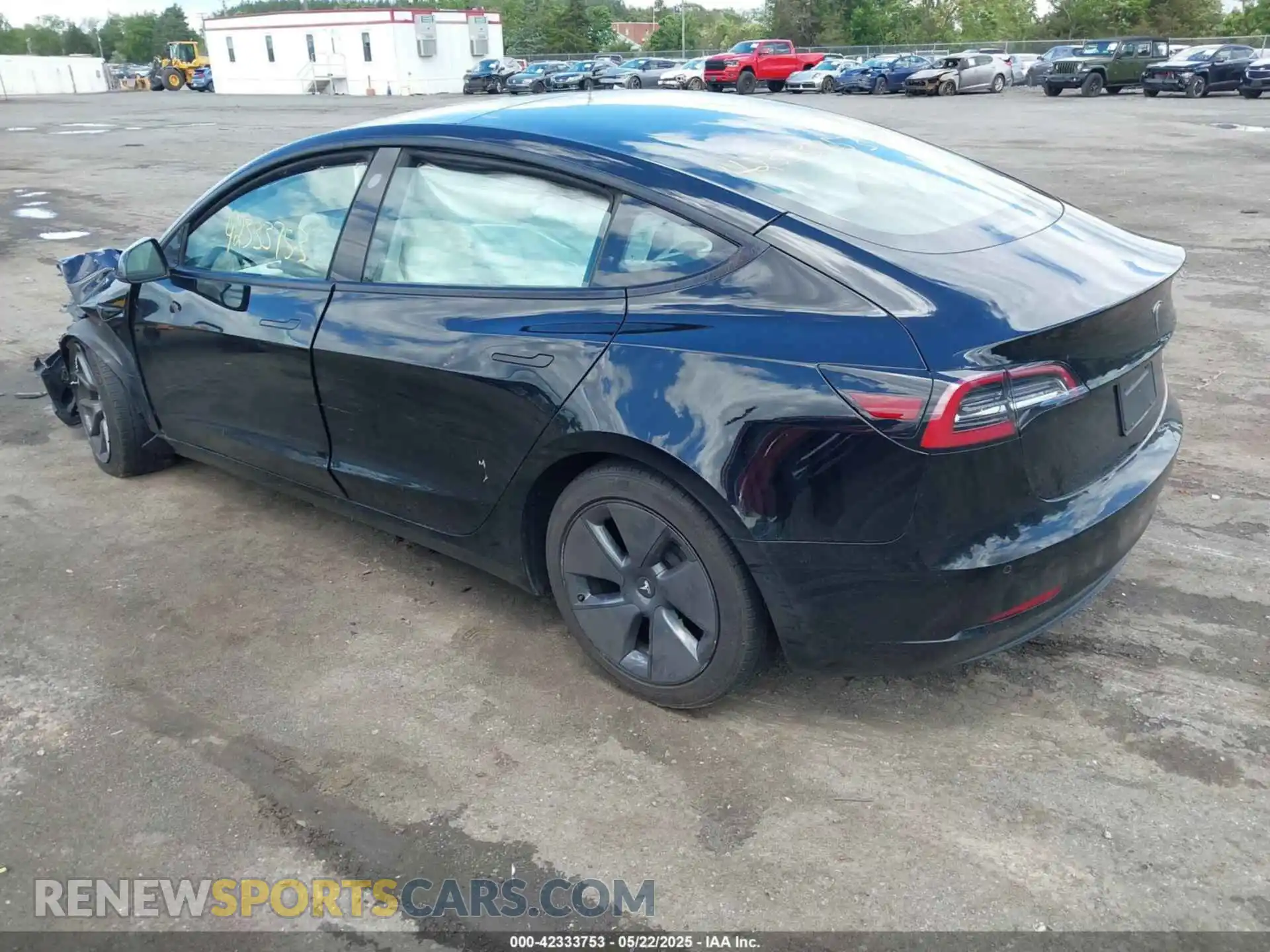 3 Photograph of a damaged car 5YJ3E1EB4NF120875 TESLA MODEL 3 2022
