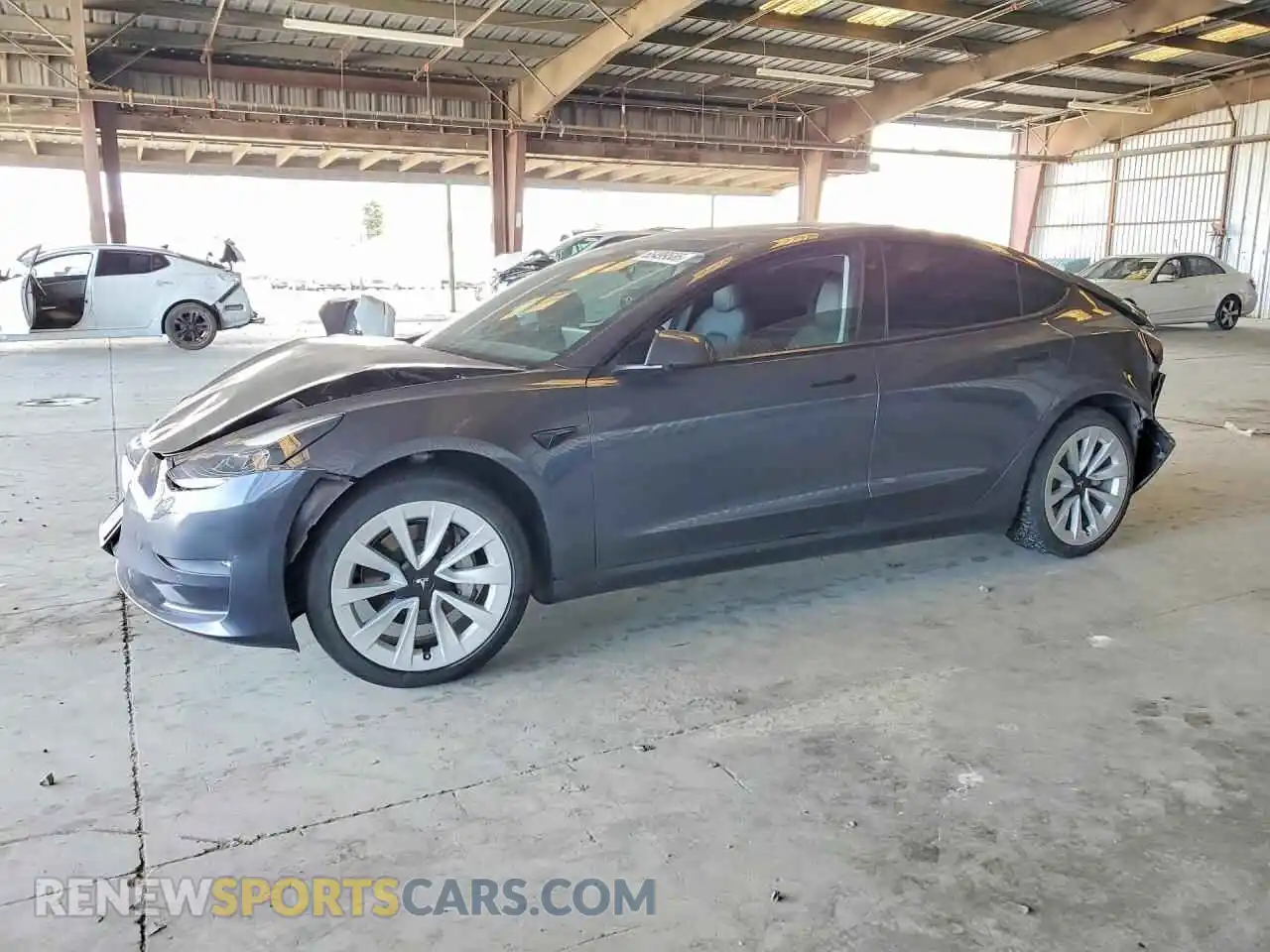 1 Фотография поврежденного автомобиля 5YJ3E1EB4NF128541 TESLA MODEL 3 2022