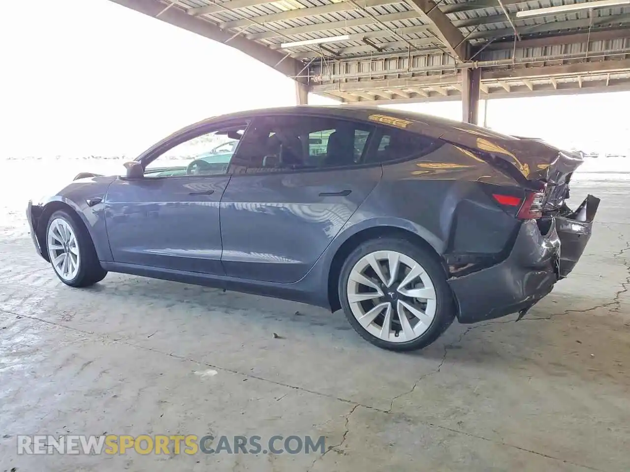 2 Фотография поврежденного автомобиля 5YJ3E1EB4NF128541 TESLA MODEL 3 2022