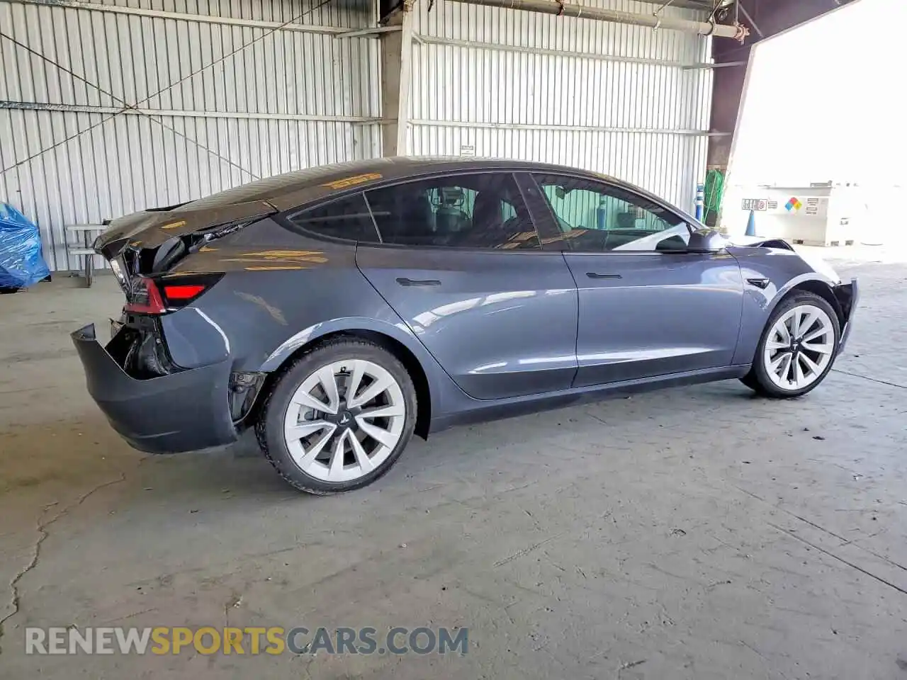 3 Фотография поврежденного автомобиля 5YJ3E1EB4NF128541 TESLA MODEL 3 2022