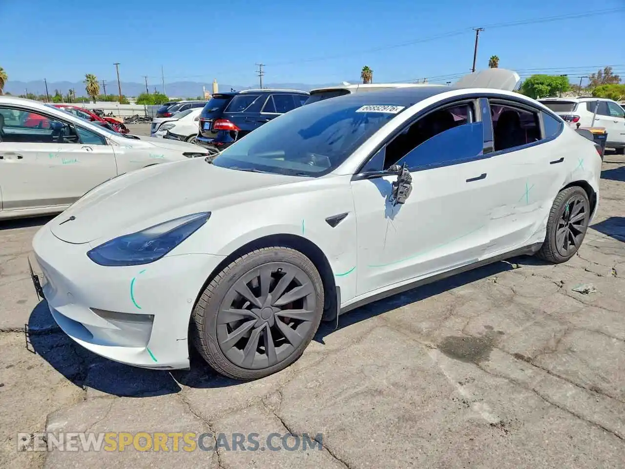 1 Фотография поврежденного автомобиля 5YJ3E1EB4NF132752 TESLA MODEL 3 2022