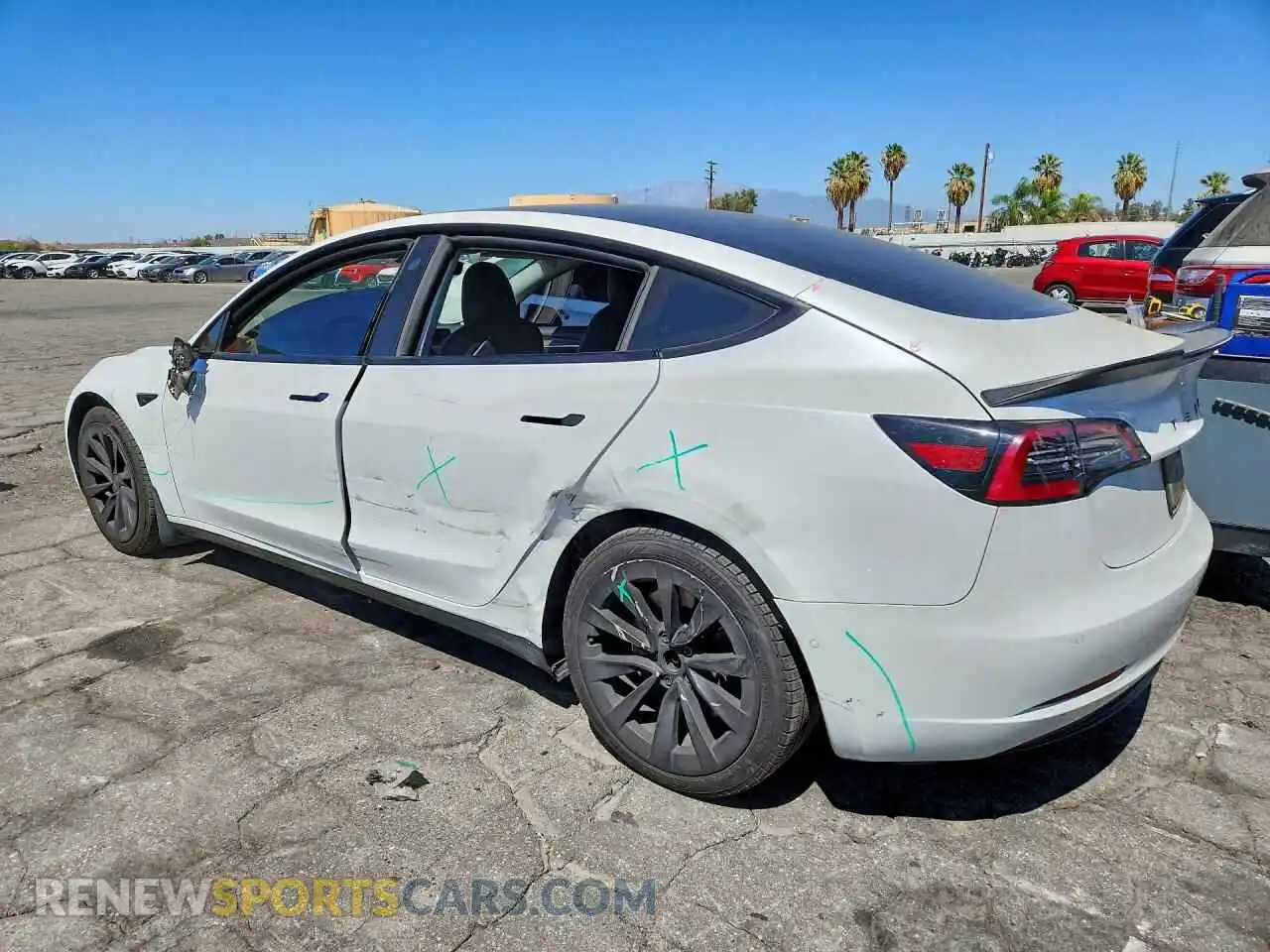 2 Фотография поврежденного автомобиля 5YJ3E1EB4NF132752 TESLA MODEL 3 2022