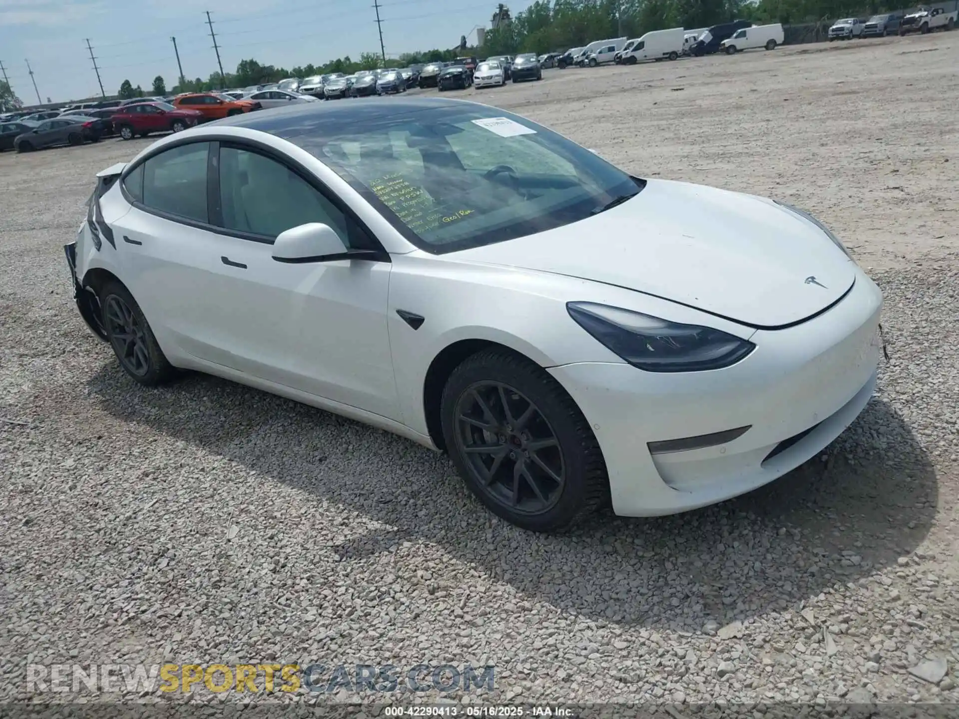 1 fotografías del automóvil dañado 5YJ3E1EB4NF165427 TESLA MODEL 3 2022