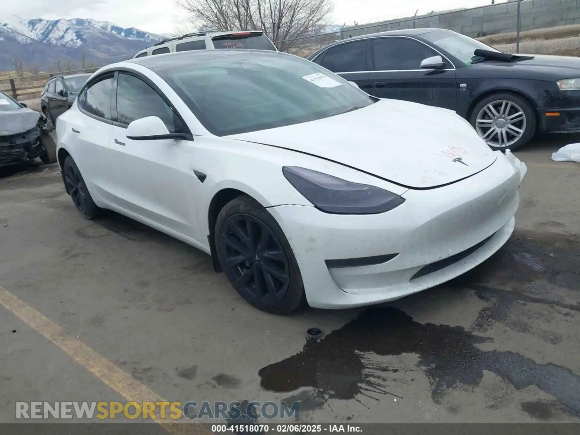 1 fotografías del automóvil dañado 5YJ3E1EB4NF174175 TESLA MODEL 3 2022