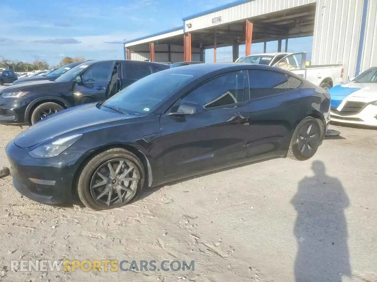 1 Photograph of a damaged car 5YJ3E1EB4NF177836 TESLA MODEL 3 2022