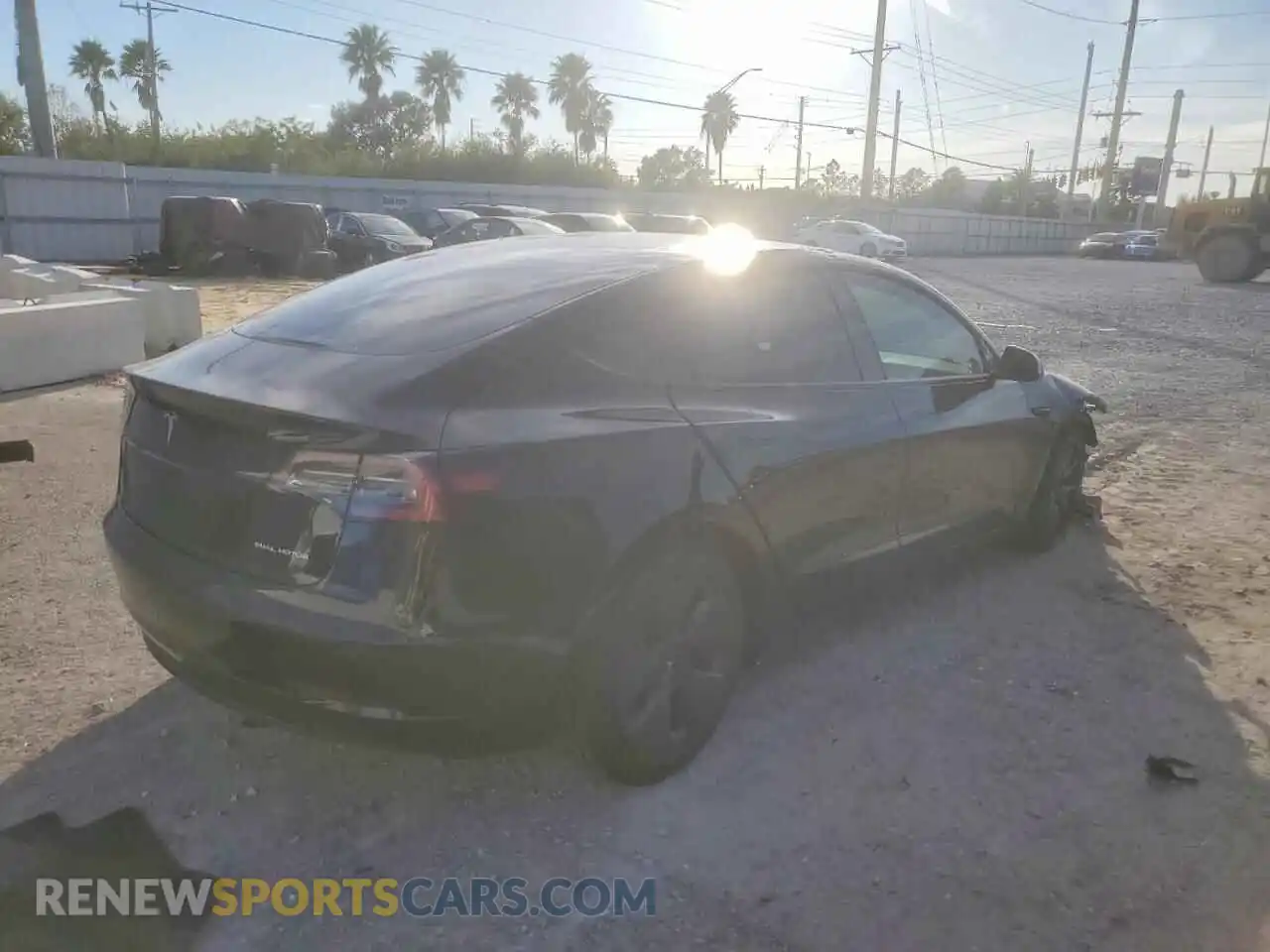 3 Photograph of a damaged car 5YJ3E1EB4NF177836 TESLA MODEL 3 2022