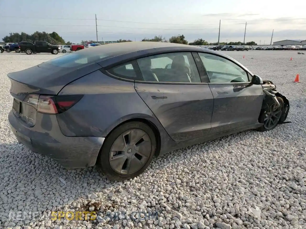 3 Photograph of a damaged car 5YJ3E1EB4NF179330 TESLA MODEL 3 2022
