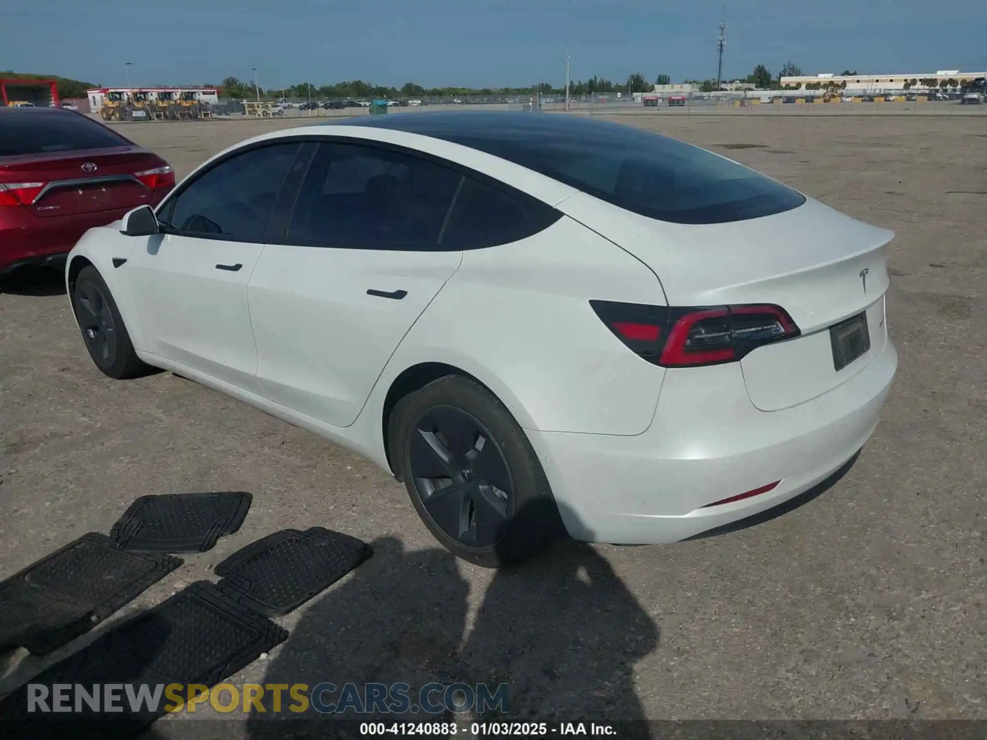 3 Photograph of a damaged car 5YJ3E1EB4NF180803 TESLA MODEL 3 2022