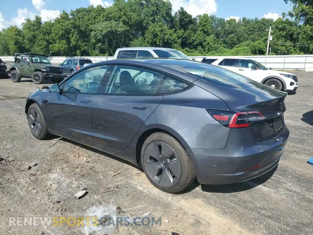 3 Photograph of a damaged car 5YJ3E1EB4NF190957 TESLA MODEL 3 2022