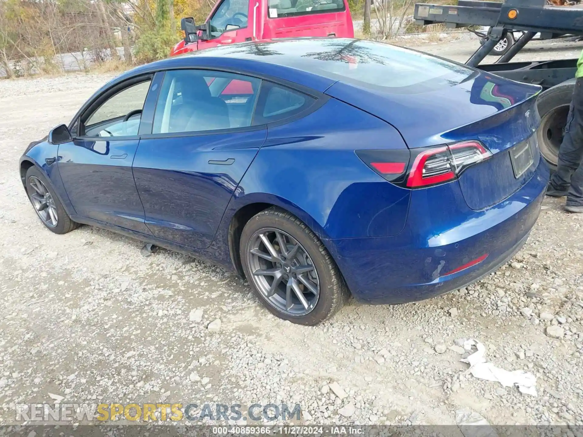 3 Photograph of a damaged car 5YJ3E1EB4NF197861 TESLA MODEL 3 2022