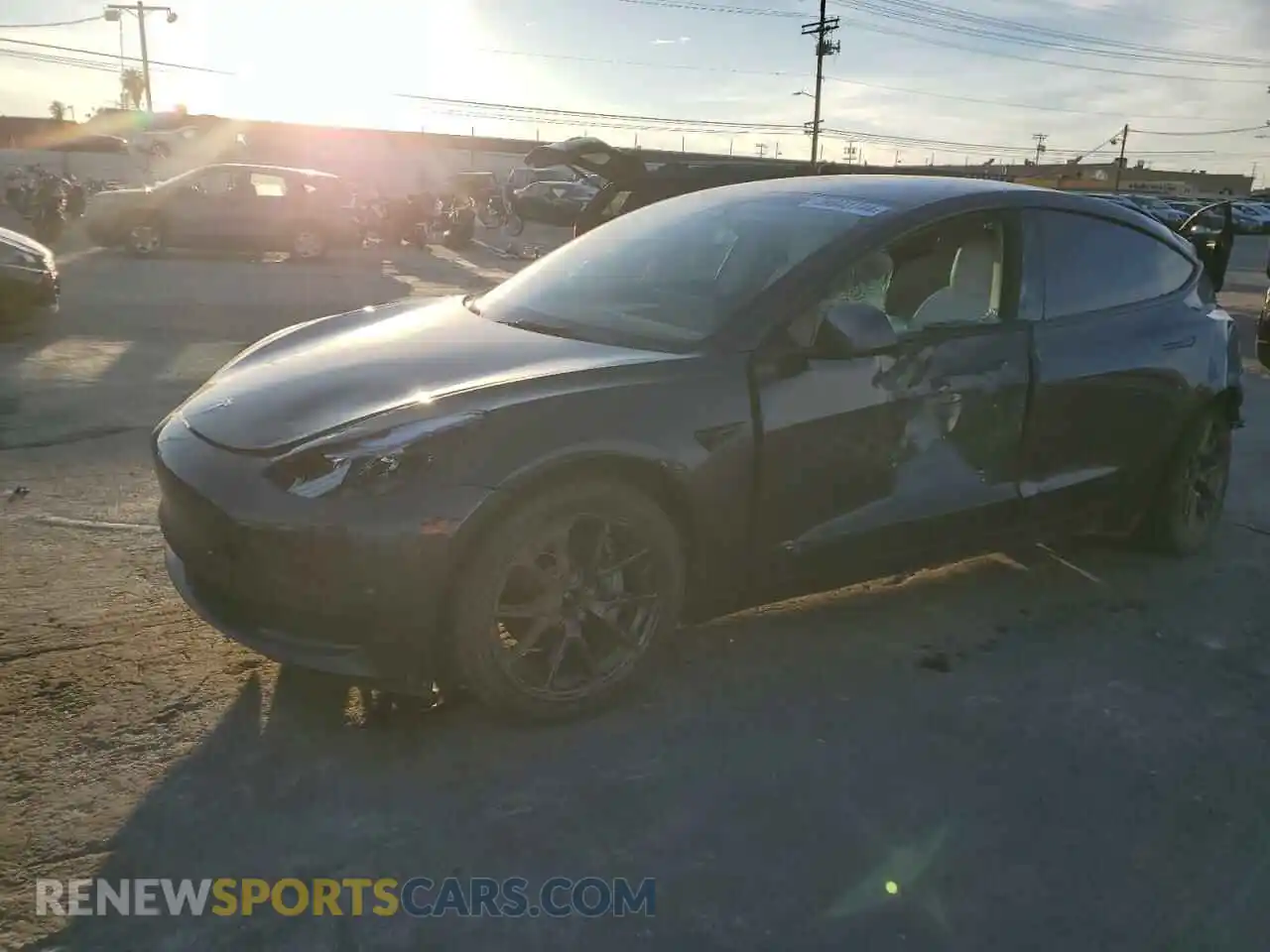 1 Фотография поврежденного автомобиля 5YJ3E1EB4NF200676 TESLA MODEL 3 2022