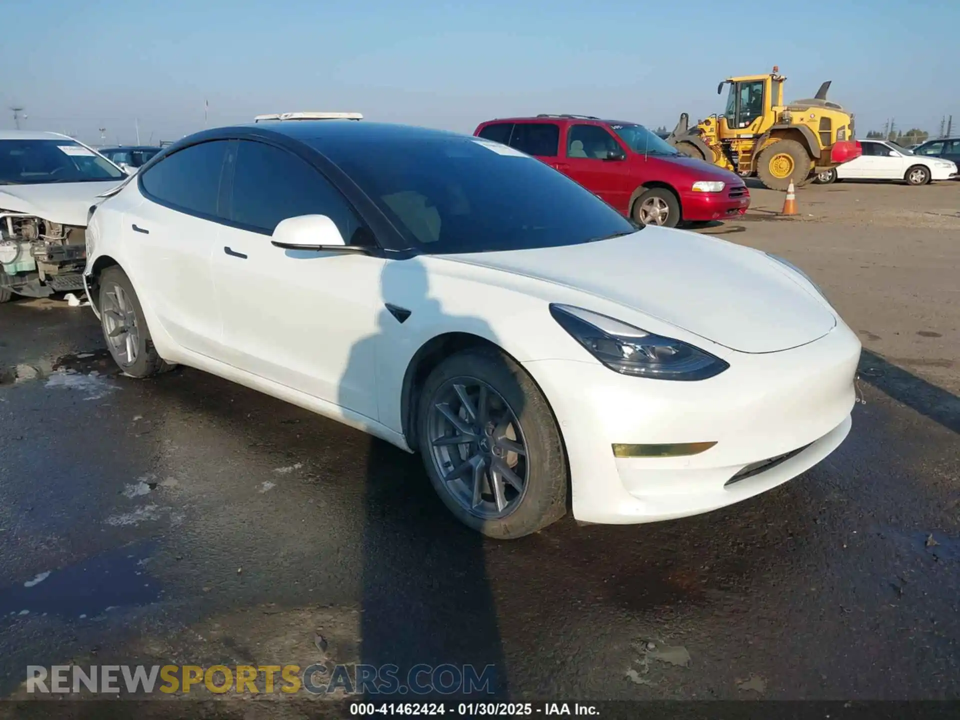 1 Photograph of a damaged car 5YJ3E1EB4NF230843 TESLA MODEL 3 2022