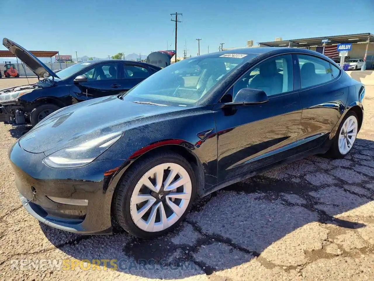 1 fotografías del automóvil dañado 5YJ3E1EB4NF288970 TESLA MODEL 3 2022