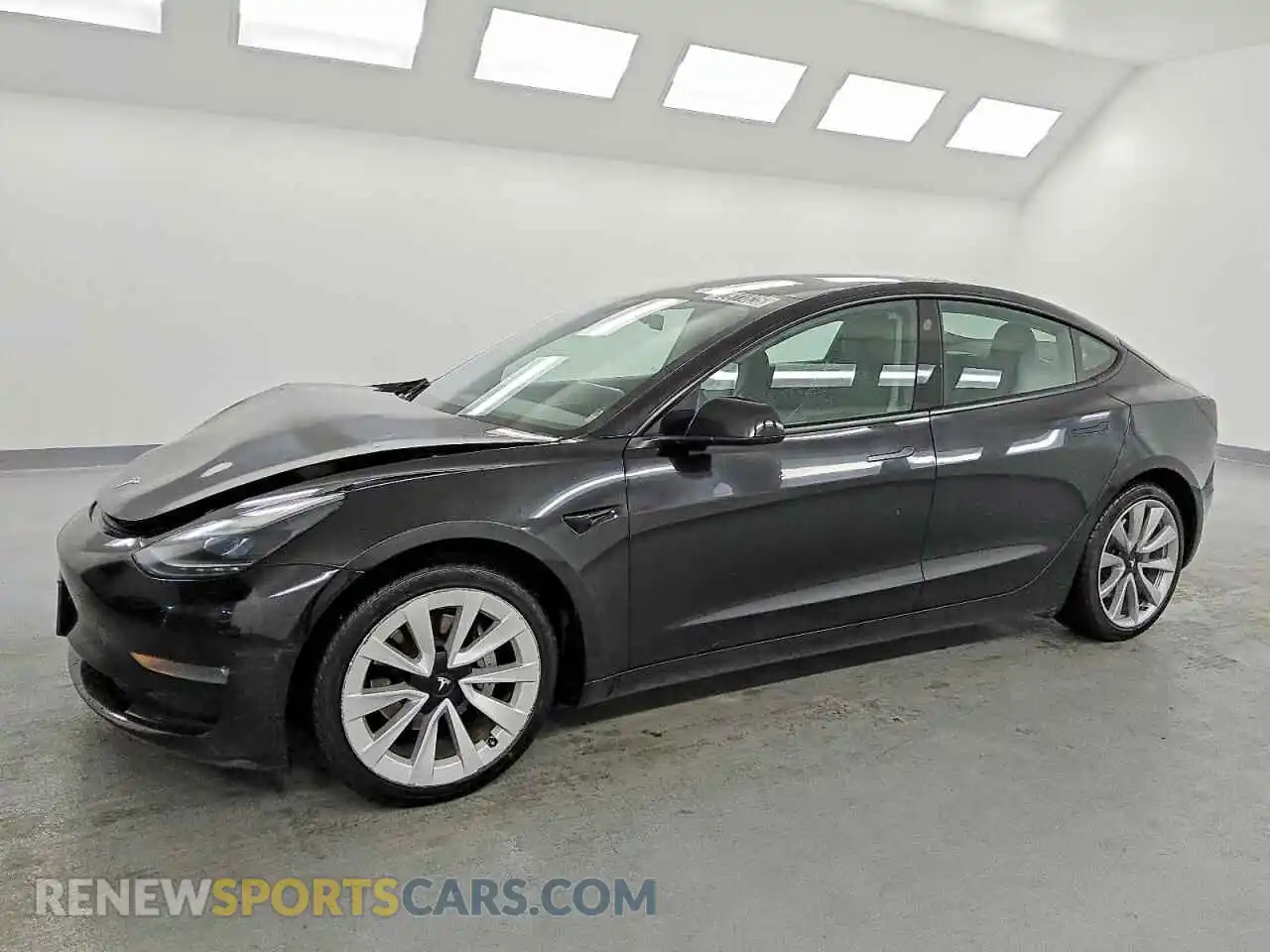 1 Photograph of a damaged car 5YJ3E1EB4NF305136 TESLA MODEL 3 2022