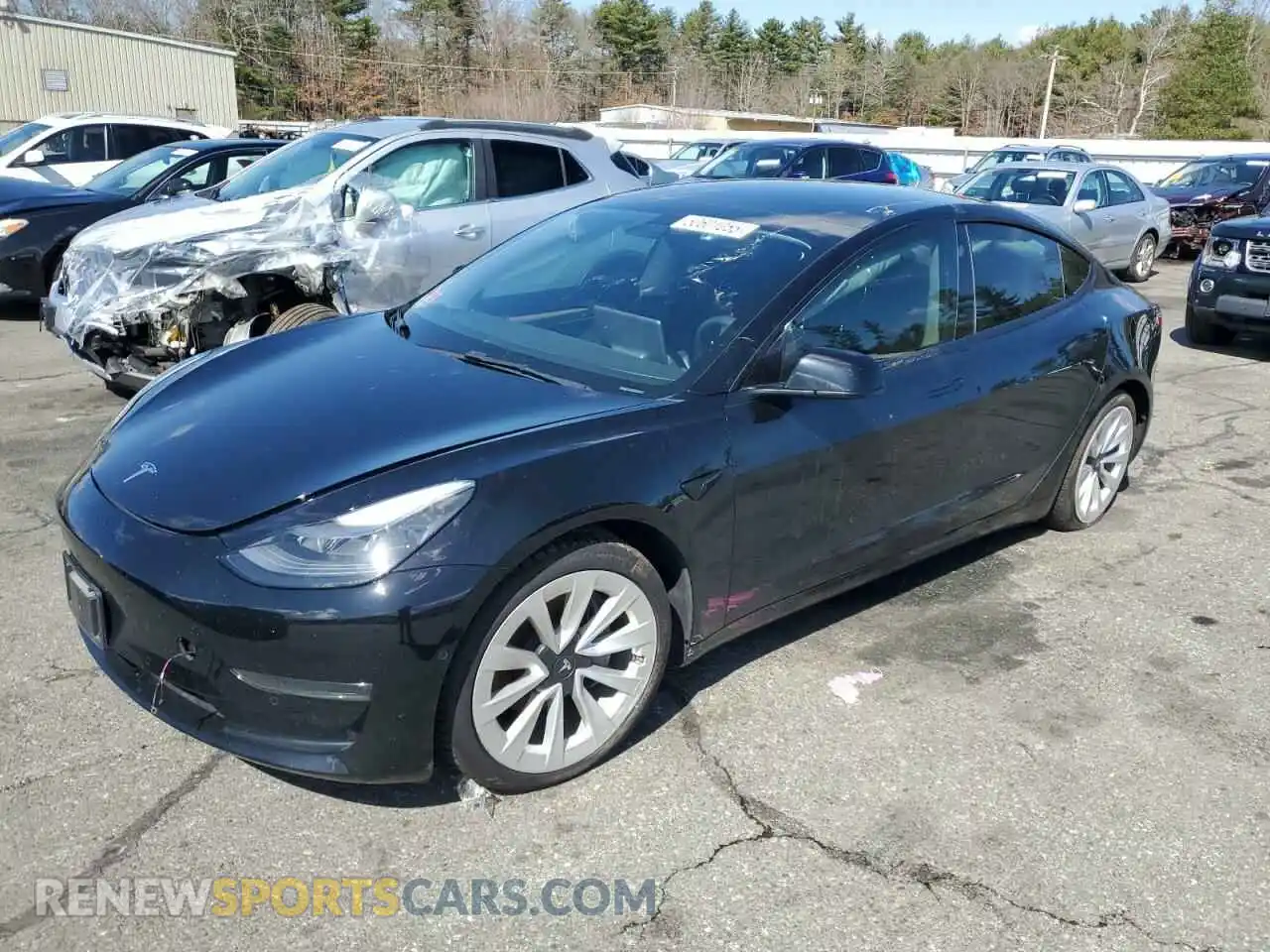 1 Фотография поврежденного автомобиля 5YJ3E1EB5NF118892 TESLA MODEL 3 2022