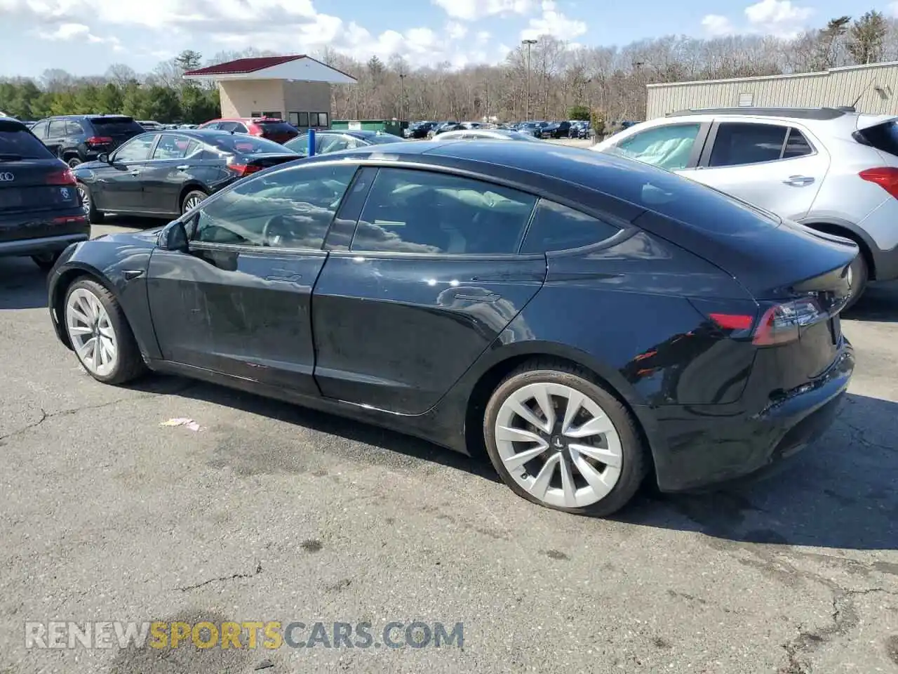 2 Фотография поврежденного автомобиля 5YJ3E1EB5NF118892 TESLA MODEL 3 2022