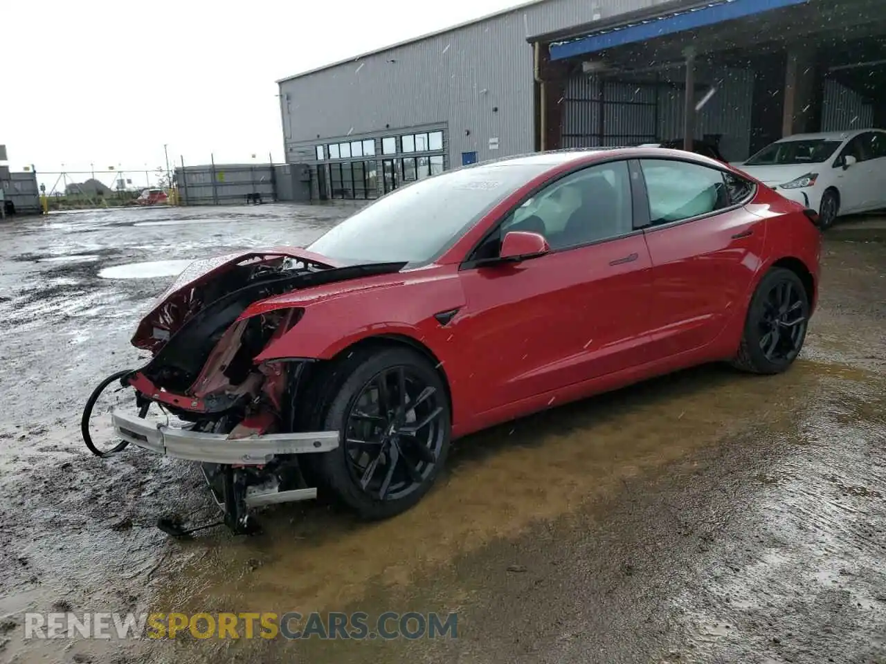 1 fotografías del automóvil dañado 5YJ3E1EB5NF128080 TESLA MODEL 3 2022
