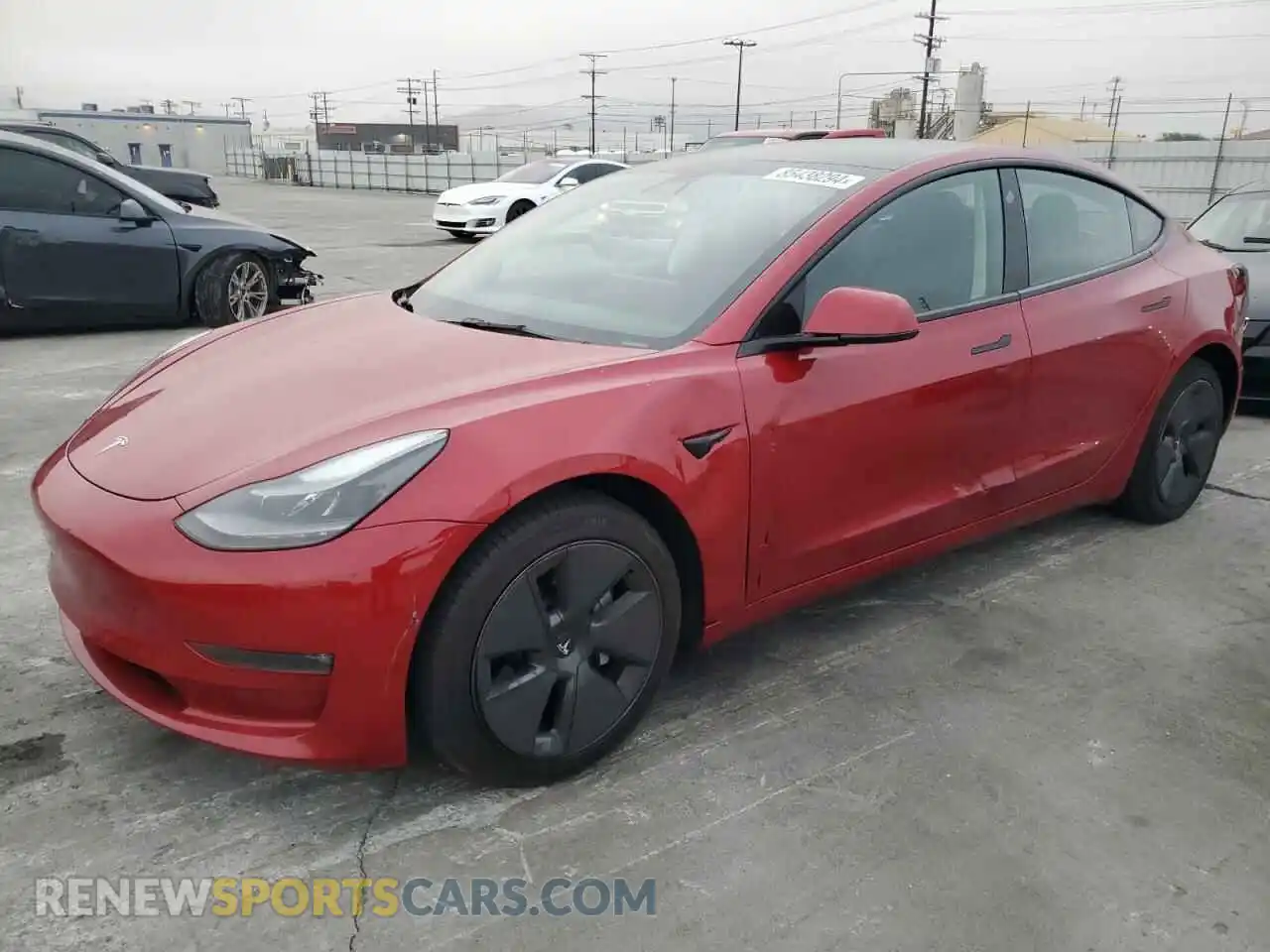 1 Фотография поврежденного автомобиля 5YJ3E1EB5NF133862 TESLA MODEL 3 2022