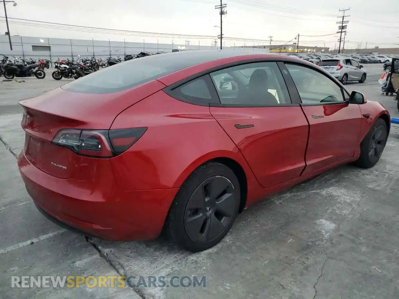 3 Фотография поврежденного автомобиля 5YJ3E1EB5NF133862 TESLA MODEL 3 2022