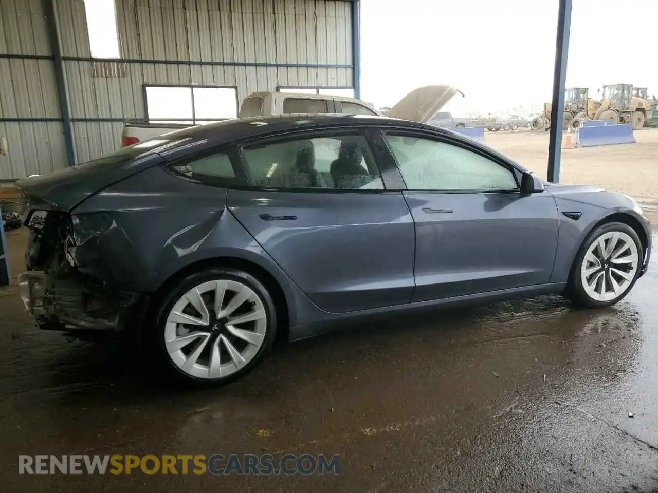 3 Photograph of a damaged car 5YJ3E1EB5NF174301 TESLA MODEL 3 2022