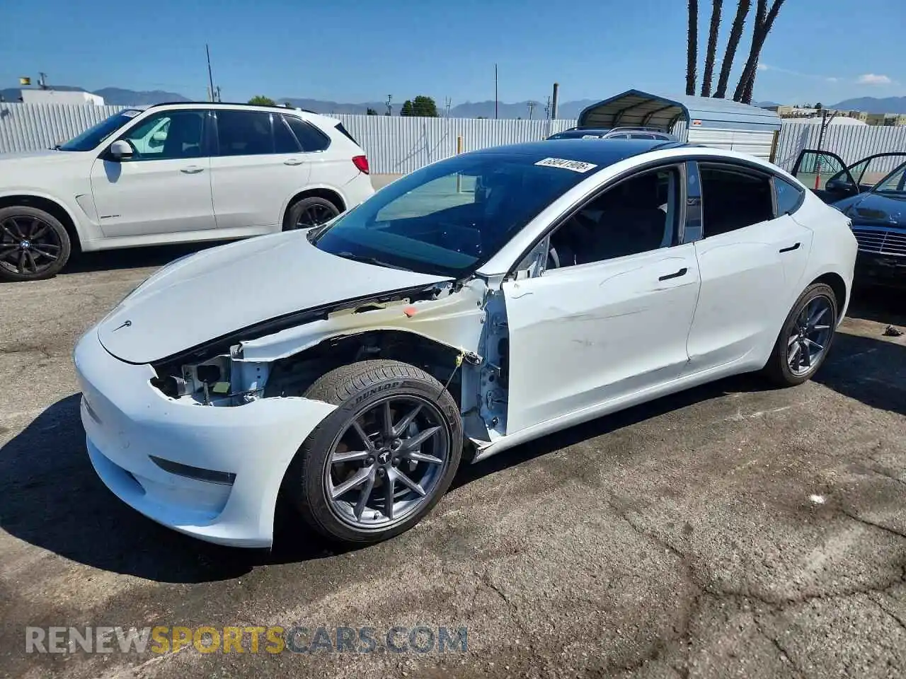 1 Фотография поврежденного автомобиля 5YJ3E1EB5NF206423 TESLA MODEL 3 2022