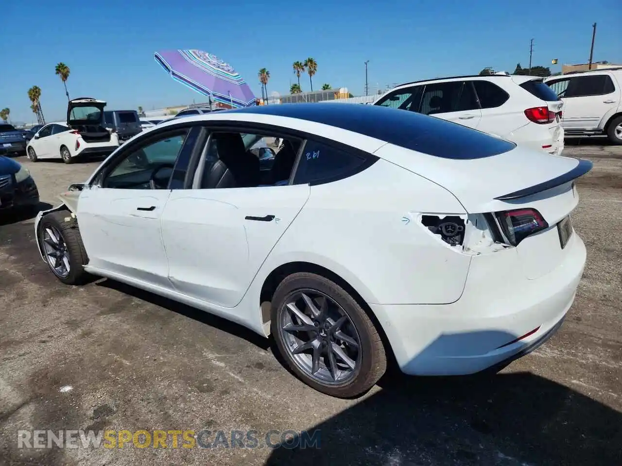 2 Фотография поврежденного автомобиля 5YJ3E1EB5NF206423 TESLA MODEL 3 2022